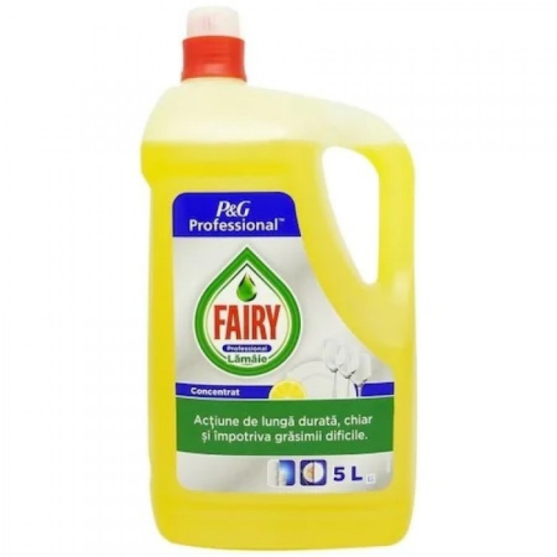 Detergent manual profesional vase Fairy Lemon 5L Detergent manual profesional vase Fairy Lemon 5L